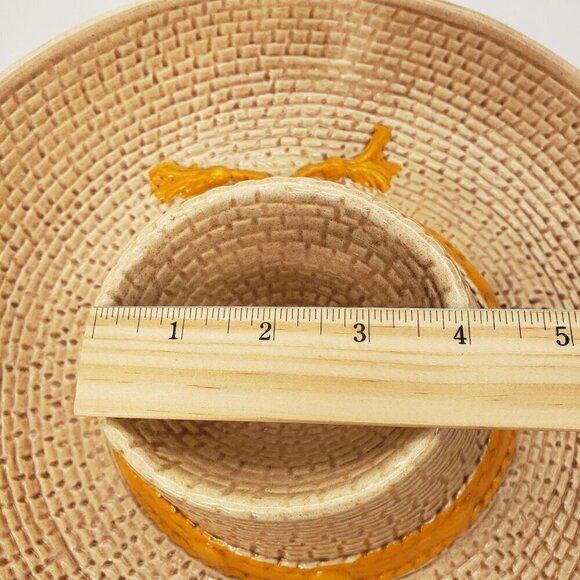 Vintage Whittier Ware  Western Cowboy Hat Chip & Dip Serving Bowl Cinqo De Mayo - Picture 7 of 14